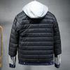 Men's Korean Style Hooded Denim Jacket - Autumn/Winter, Plus Velvet, Thickened, Casual Versatile Workwear