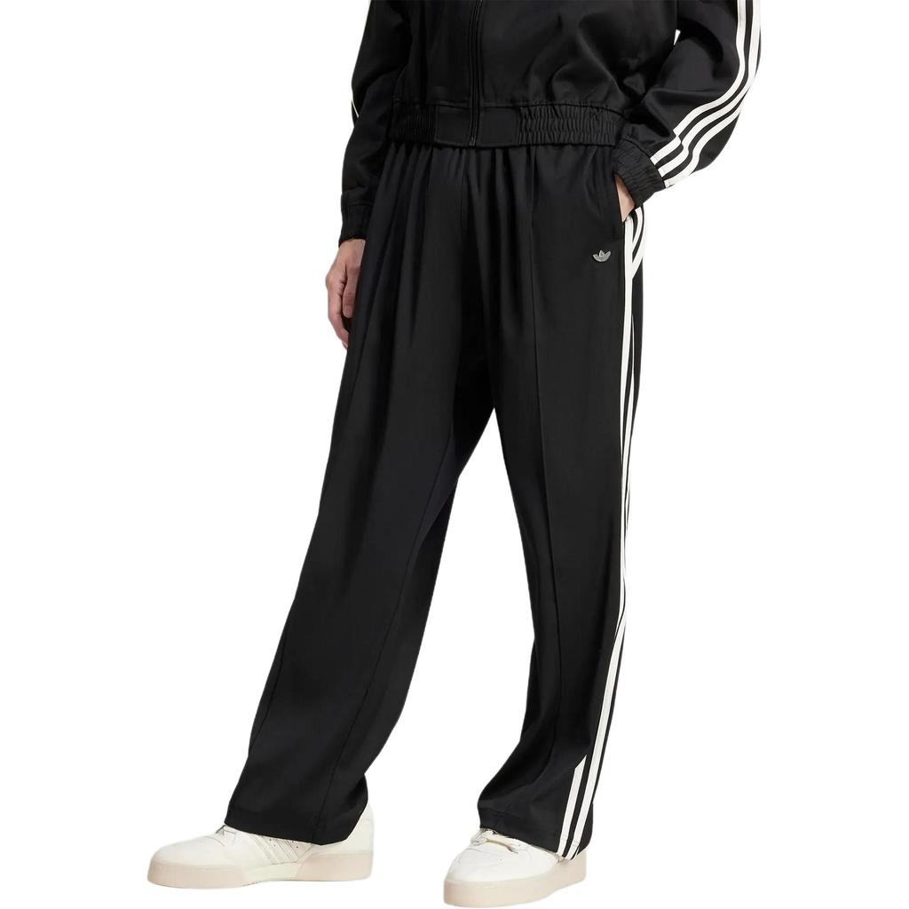 adidas Premium Baggy Track Pants Black Women Streetwear JC6359