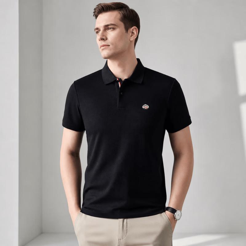 VEE KELLEN Men's Breathable Business Casual Polo Shirt