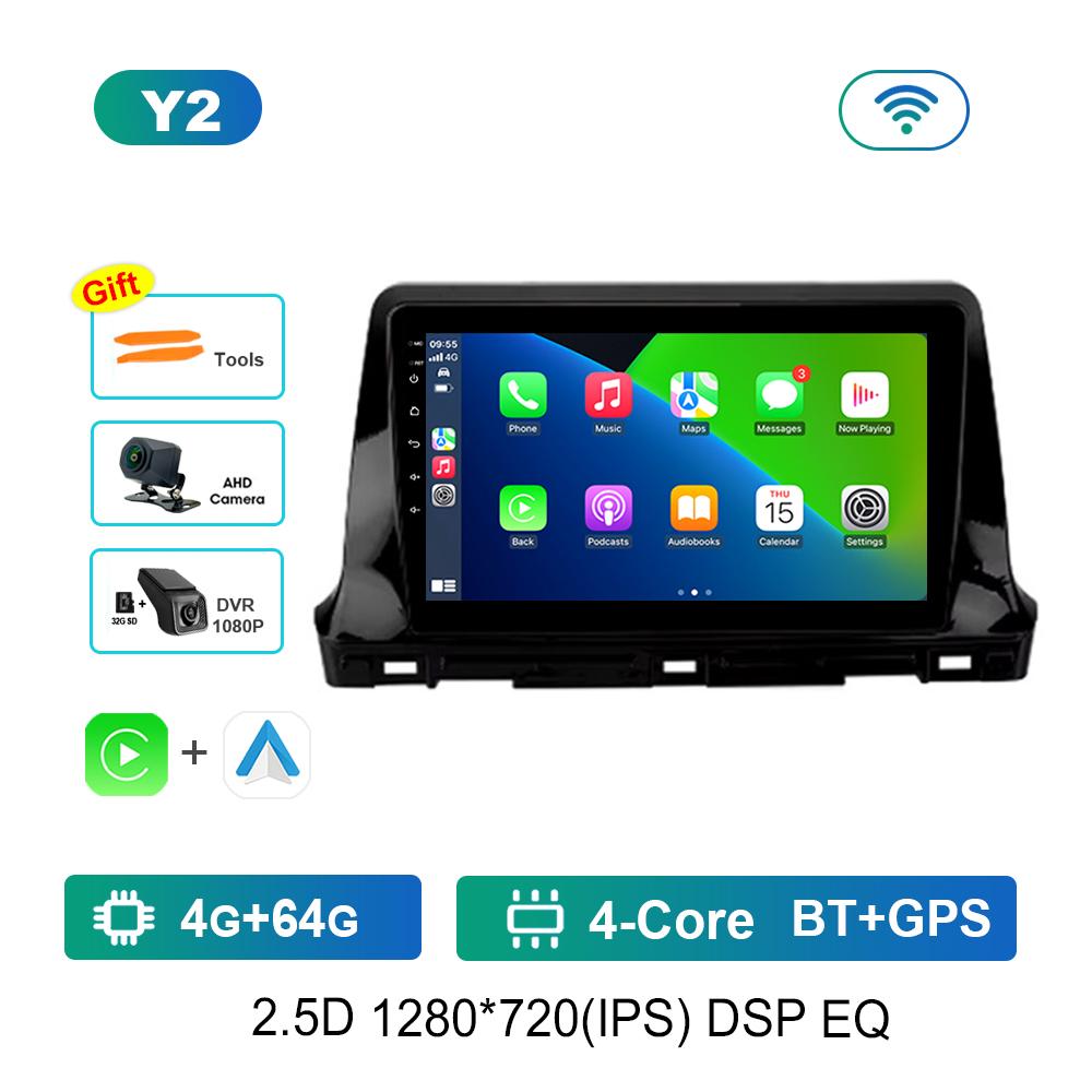 Navigation GPS Android Intelligent System 4G 10 inch for KIA Seltos 2020 WiFi Car Video Multimedia Player Touch Screen Bluetooth