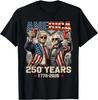 250 Years America Anniversary 250th Trump Washington Vintage Unisex T-Shirt