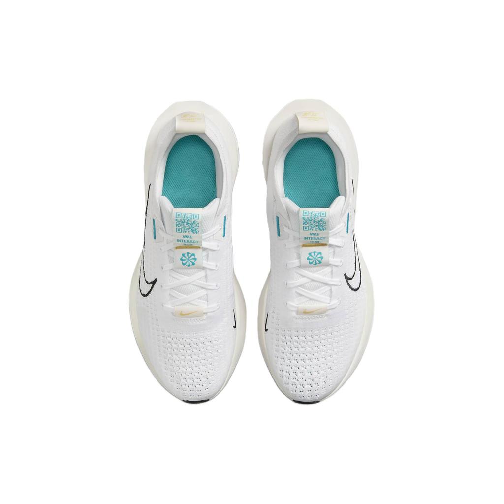 Nové dámské boty Nike Interact Run bílé, prachově kaktusové, černé, saturnově zlaté FD2292-101