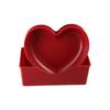 5/10Pcs Creative Love Fruit Plate Plastic Nut Love Plate Heart Spit Bone Dish Household