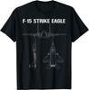 F15 Strike Eagle Shirt Vintage Military Pilot Tee