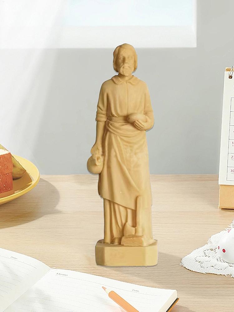 Statua di San Giuseppe Statuetta Ornamenti Figura in Resina Artigianato Statua Decorazione Elegante per Soggiorno Migliora le Decorazioni per la Casa