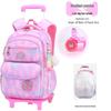 Li Shen Girls' Stair-Climbing Trolley Backpack