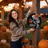 Halloween Wooden Hanging Decor for Party, Home, Garden and Yard - Rustic Wooden Hanging Ornaments for Holiday Decoration