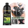 (1 pezzo, nero) Shampoo Yaguan alle Erbe Rugiada Nera, Shampoo Colorante per Capelli Neri 3-in-1 Colore Capelli Colorin