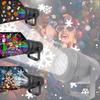 Christmas Lights Projector Xmas Party In Outdoor Snowflake Led Laser Lamp Usb