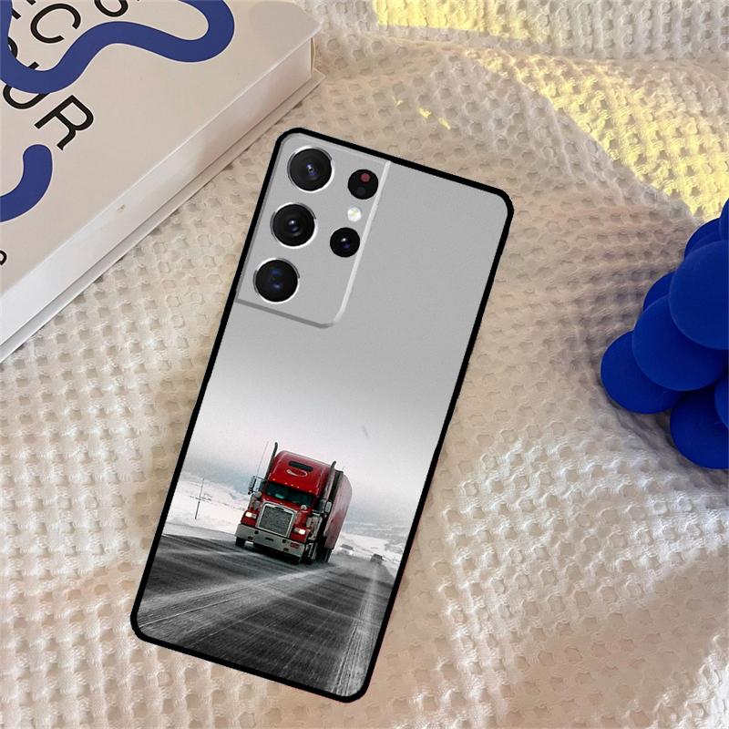 Heavy Truck Car Phone Case For Samsung Galaxy S24 S25 Ultra S9 S10 S20 S22 S21 Plus S23 FE Portector Cover