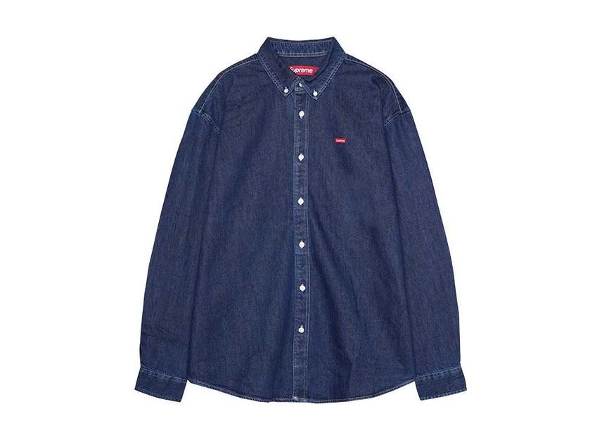 Supreme Small Box Shirt Rinsed Denim