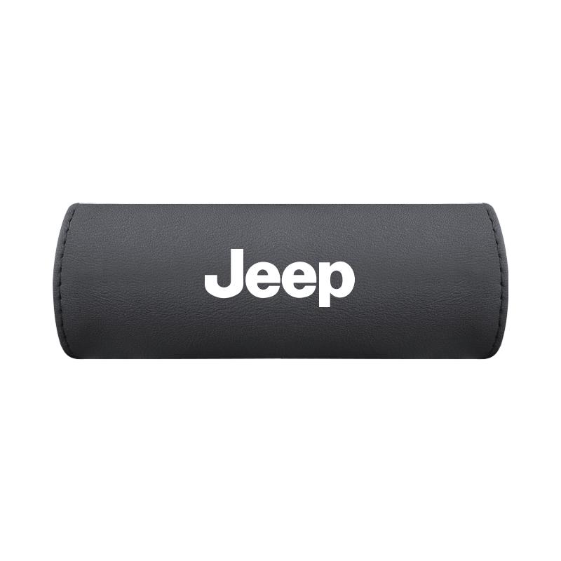 

For Jeep Leather Car Roof Armrest Non-slip Handle Protector Pull Cover For Jeep Grand Cherokee Wrangler JK Gladiator Compass чёрный