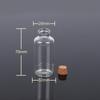 Transparent Glass Sealed Decoration Vial Cork Stopper Lid Storage Subpackage Bottle Multi Purpose Small Capacity Reagent Bottles