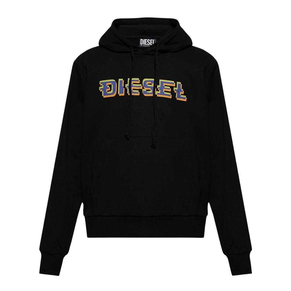 Diesel Mens Pixel Logo Hoodie