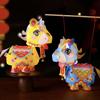PVC Horse Year Decorative Lantern Chinese Style Waterproof Mid-Autumn Lantern Hanfu Accessories Cartoon Pony