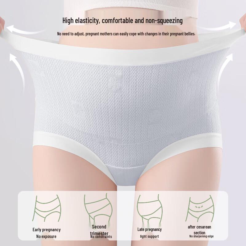 Urban Beauty Maternity High-Waist Abdominal Support Cotton Underwear (2-Pack)