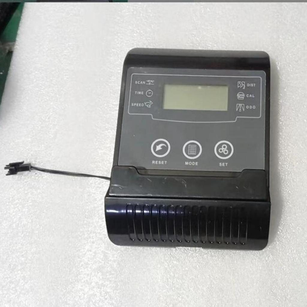 Indoor Stationary Bike Speedometer Heart Rate Multifunctional Rowing Machine Monitor for Fitness