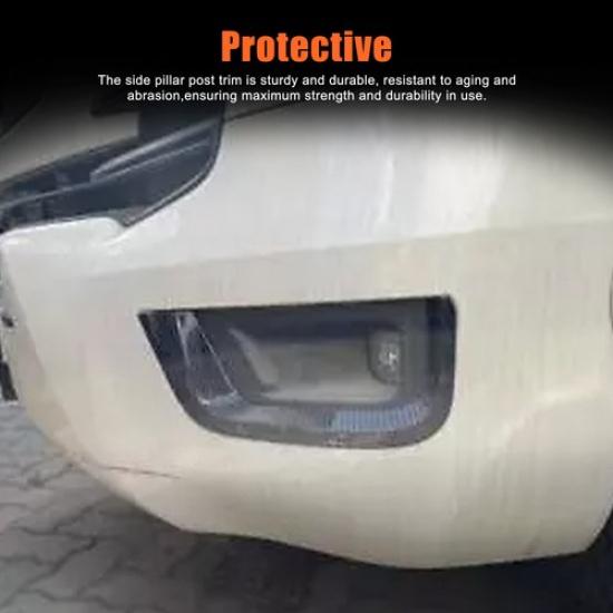 ABS Carbon Fiber Front Fog Light Lower Trim For Toyota Land Cruiser LC300 23-24