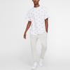Nike All Over Swoosh Logo T-Shirt White Men Streetwear CK4094-100