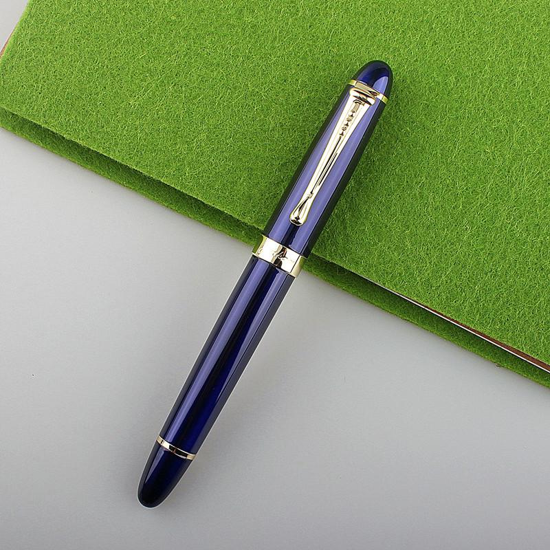 

Jinhao 450 Metal Business Iridium Gold Fountain Pen, Multi-color Calligraphy Pen for Students and Artists Fountain Pen (M nib 0.7mm)