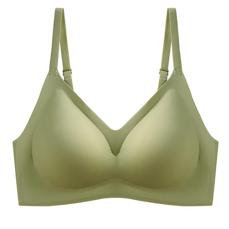 Small shoulder strap underwear women's steel-free sports yoga vest women gather and close secondary breasts, upper support bra women