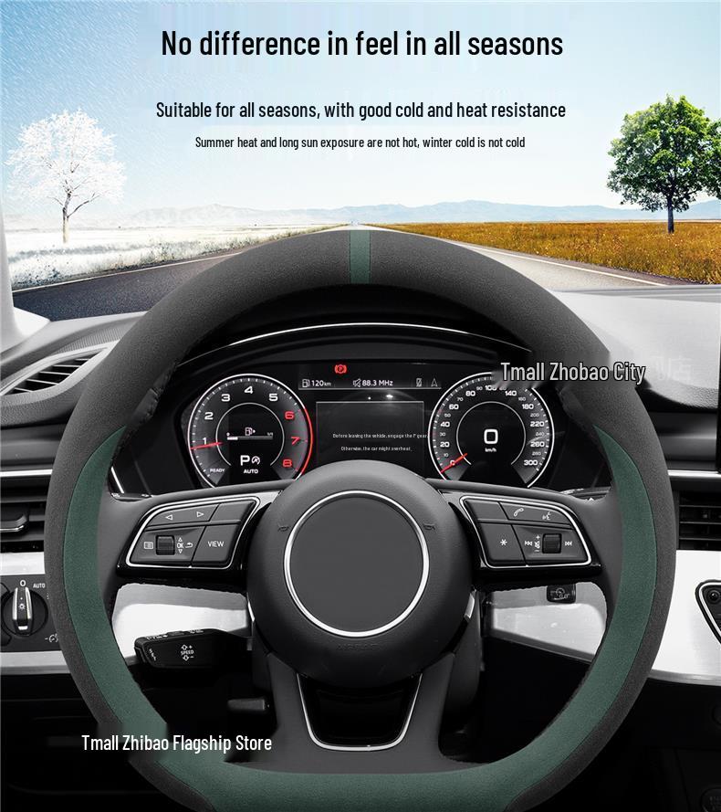 Lenkradbezug für 2025/26 Changan Deepal S05/S07/S7 - Winter rutschfest, schweißabsorbierend, Beflockungsdesign