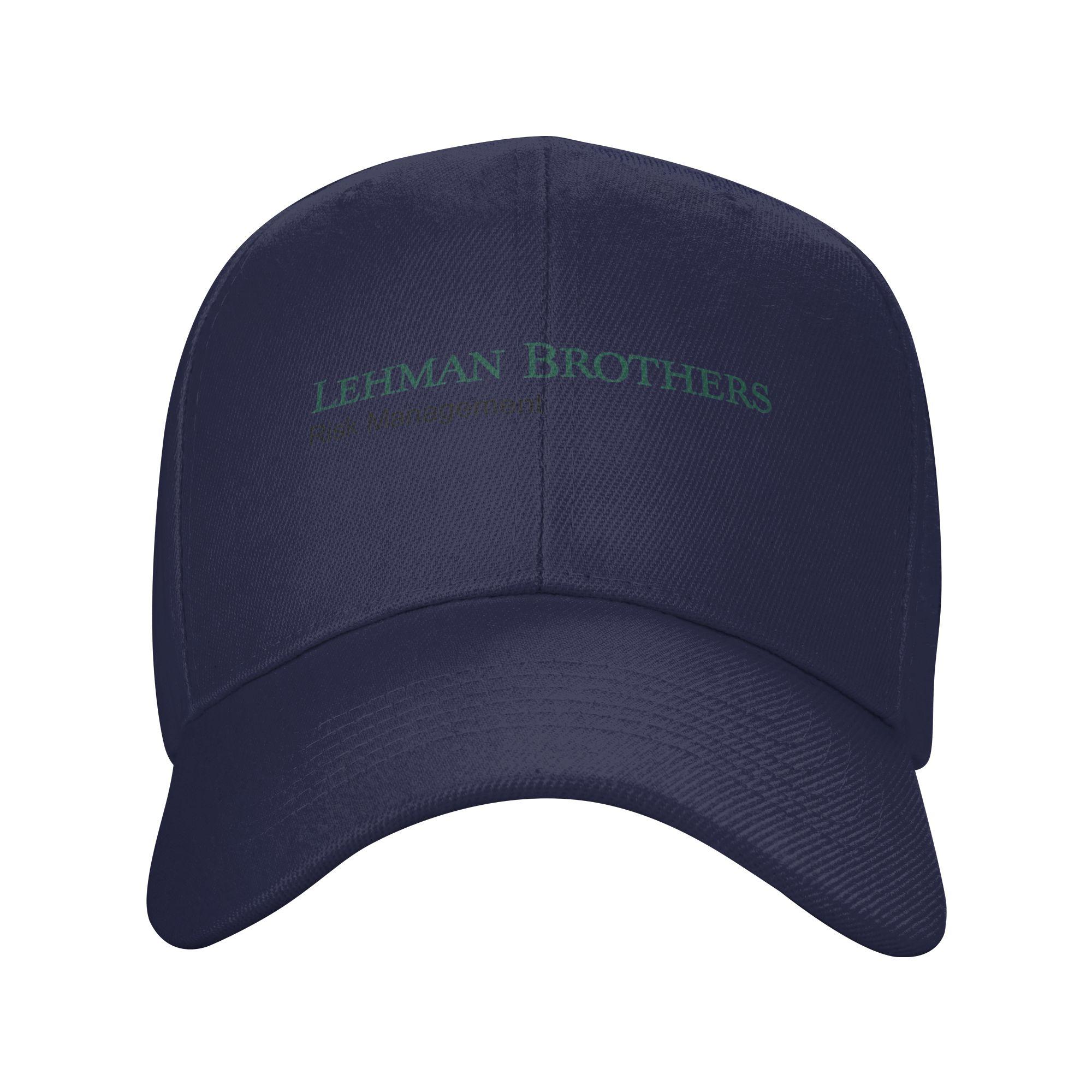 

Lehman Brothers Risk Management Casual Baseball Cap Summer Trucker Hat Running Hippie Snapback Cap Men Women Funny Baseball Caps One Size