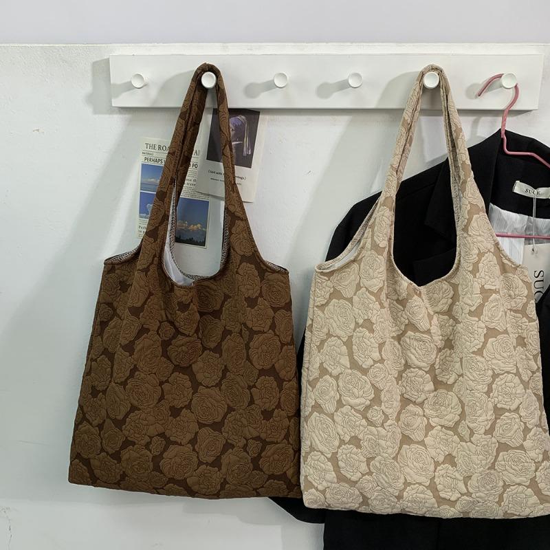 Elegante geprägte Textur Ein-Schulter-Tasche Einfache Pendler-Tragetasche Handtasche