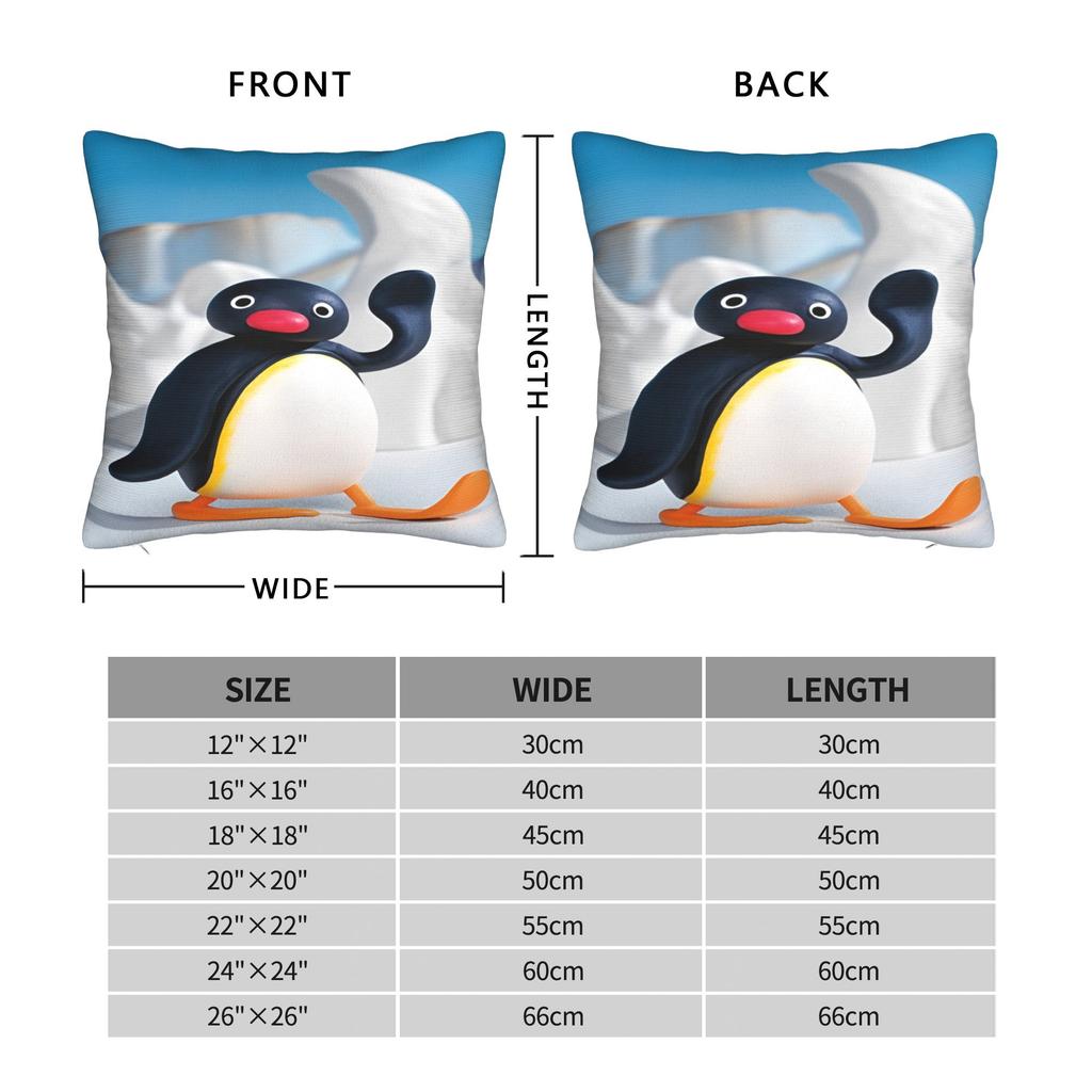 Pingus Pillow Cover  Soft Cushion Cover Fashion Pillow Case For Living Room Bed Chair