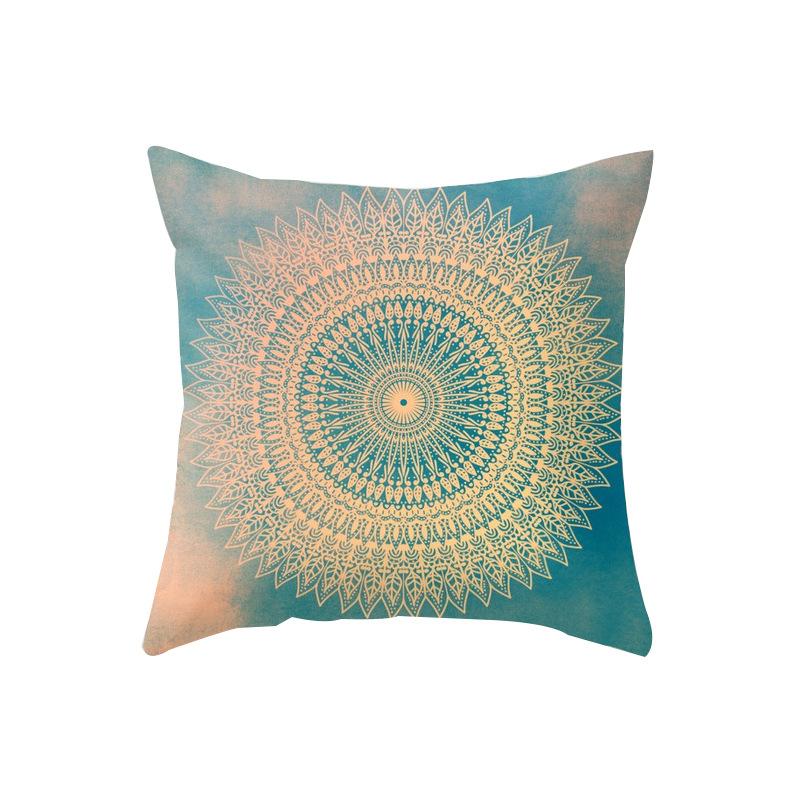 New Mandala Series Ethnic Theme Polyester Pillow Case Cushion Exotic