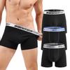 3pcs Cotton Men's Panties Sexy Mens Underpants Letter Elastic Band Boxer Briefs Men Boxers Underwear Man Shorts