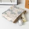 Floral Embossed Makeup Bag With Large Capacity For Daily Use And Travel Storage