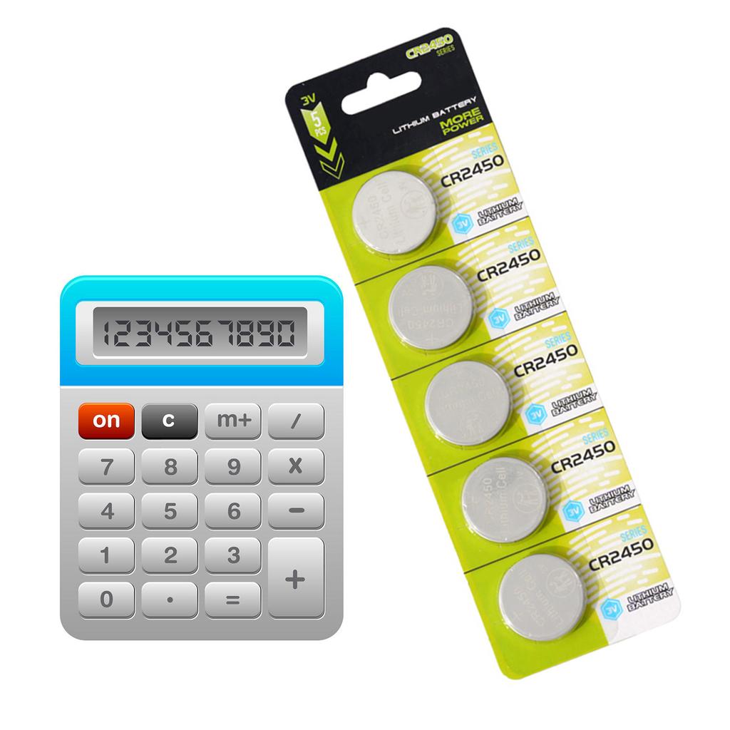 5/10Pieces CR2450 3V Lithium Coin Batteries High Capacity CR2450 Battery For Car Key And Medical Electronic Devices