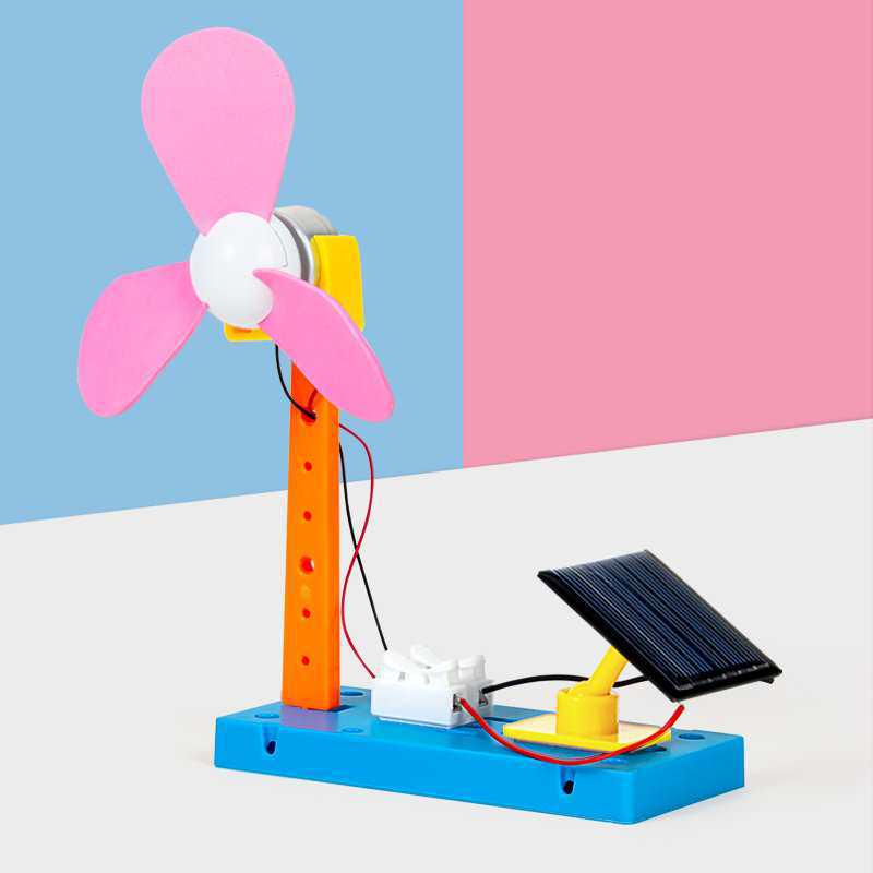 DIY Solar Fan Science Kit for Primary Students: Educational Physics Project