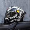 Imitation Street Car Helmet Men's Motorcycle 3C Electric Vehicle Full Helmet Autumn and Winter Knight Double Mirror Riding