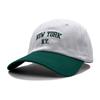 New York Letter Embroidery Baseball Cap Men'S Trendy American Versatile Retro Color Matching Cotton Cap Children