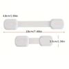 Multi-Function Child Safety Lock Anti-Pinch Drawer Lock Protective Refrigerator Cabinet Door Lock for Home Security