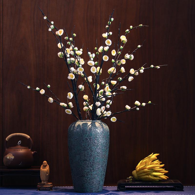 Artificial Plum Blossom Arrangement for Home Décor & Photography
