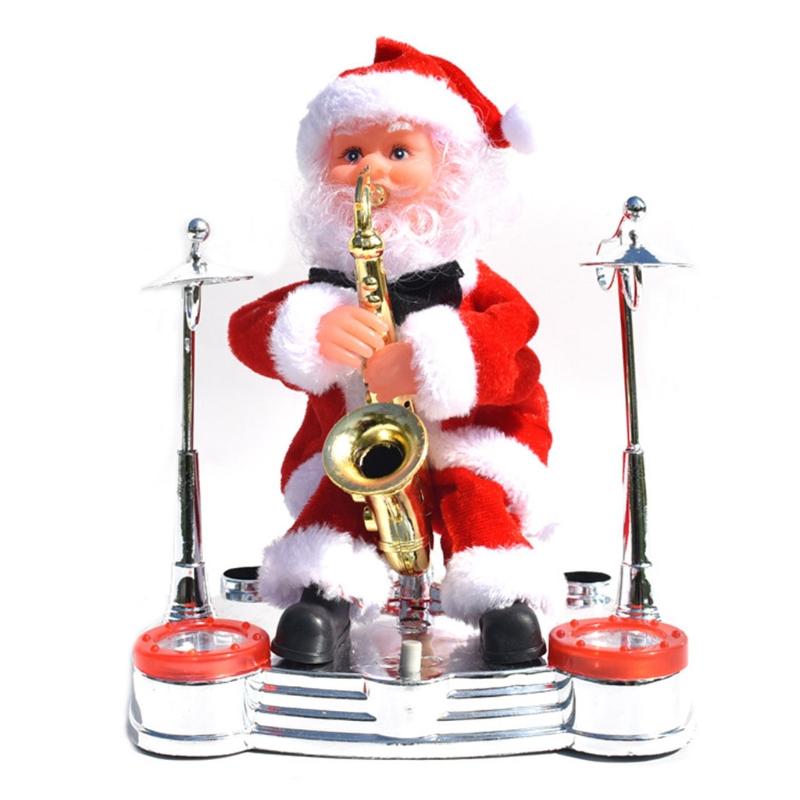 Kids&Adults Plastic Toy Kids Game Electric for Play the Instruments Santa Claus for Creative Supplies for Kids/Adults