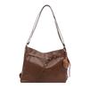 Retro Large-capacity Tote Bag A Versatile and Casual Commuting Single or Double Shoulder Crossbody Bag for Women