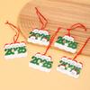 Customizable Christmas Tree Hanging Decoration Kids Activity Resin Ornament For Home Holiday