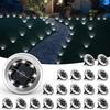 Outdoor Solar Garden Lights With Stainless Steel Embeded Design For Pathway Illumination