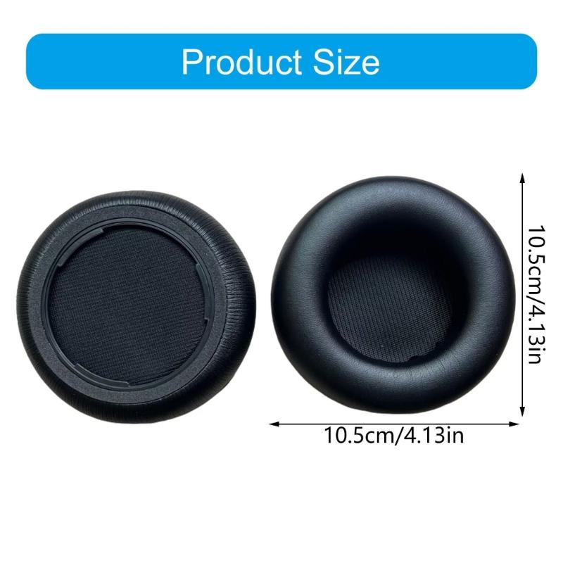 1Pair Ear Pad Replacement Protein Leather Earpads Ear Cushions Sponges Cover Earmuffs For MMX200 MMX100 MMX150 Headphones