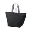 MOTTERU Kururito Cooler Bag | Insulated Cooler Bag, Compact Cooler Tote, Mother's Day, Father's Day, Simple, Plain (Black)