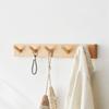 Wall Mounted Key Hook Rack Wooden Door Back Clothes Hook Non-toxic Sundries Storage Hook  Entryway