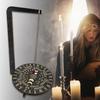 Porta Cristal Péndulo Tablero de Péndulo para Adivinaciones Portapéndulo para Cristal