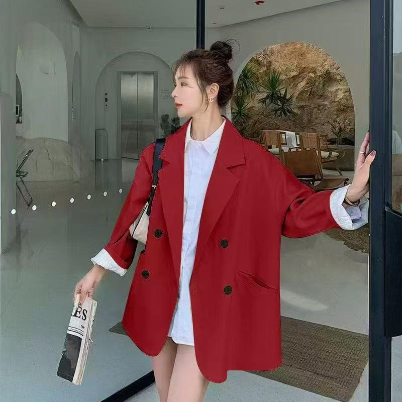 

Новый модный темпераментный свободный пиджак в стиле колледжа для женщин 2010 S чёрный