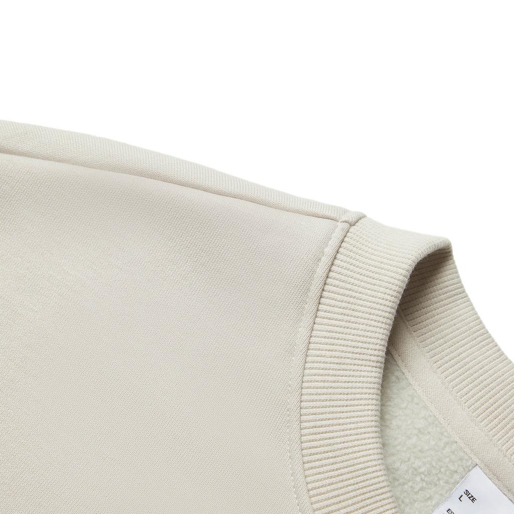 Li Ning Sports Lifestyle Series Simple Comfortable Casual Solid Color Versatile Round Neck Pullover Loose Sweatshirt Unisex Sweatshirt AWDVJ43-2