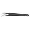 Anti Static Tweezers ESD Stainless Steel Curved Tip HRC40?45 Maintenance Repair Tool