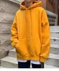 Herren Weinrot Plus Samt Kapuzenpullover - Lässige Lockere Herbst/Winter Oberbekleidung